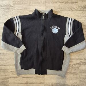 Ecko Unlimited Black and Gray Men's Zip-Up Jacket